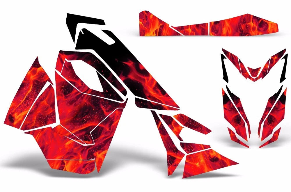 Sled Graphic Decals Stickers for Ski Doo Rev XS (2013–2014)