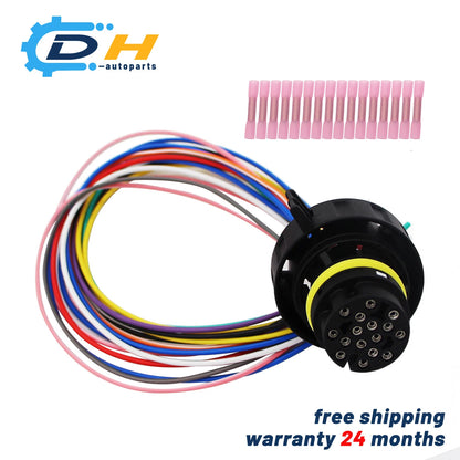 Transmission Pigtail Wiring Harness Connector for Ford Trans 6R60 6R75 6R80 (3500168, 350-0168, 45445BK)
