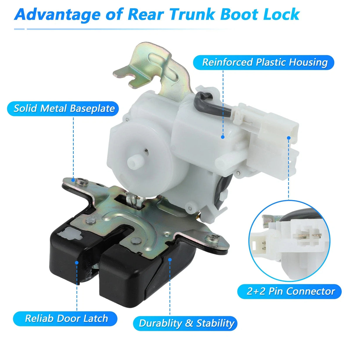 Tailgate Lock Actuator for Honda HR-V (2016–2021) 74800-T7Y-K01, 74800-T7A-J02
