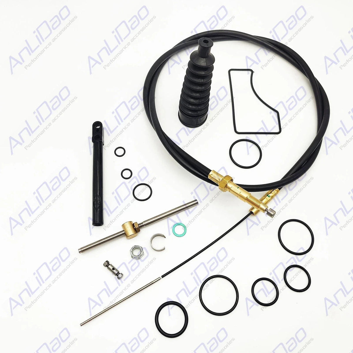 Shift Cable Kit for Mercruiser Bravo I, II, III (18-2604E, 815471T1, 8M0176522)