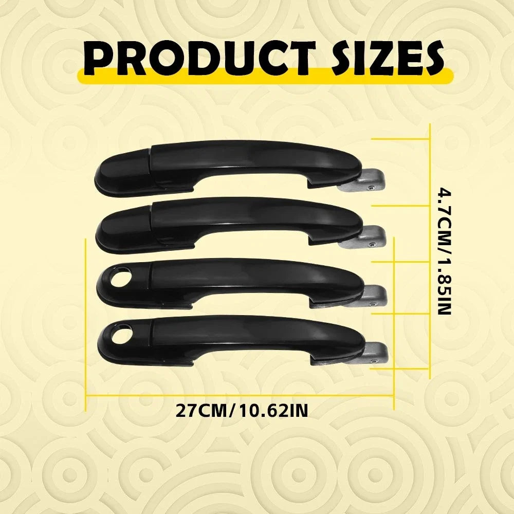 4X Outside Door Handle for Hyundai Tucson (2005–2009) 82650-2E020 H