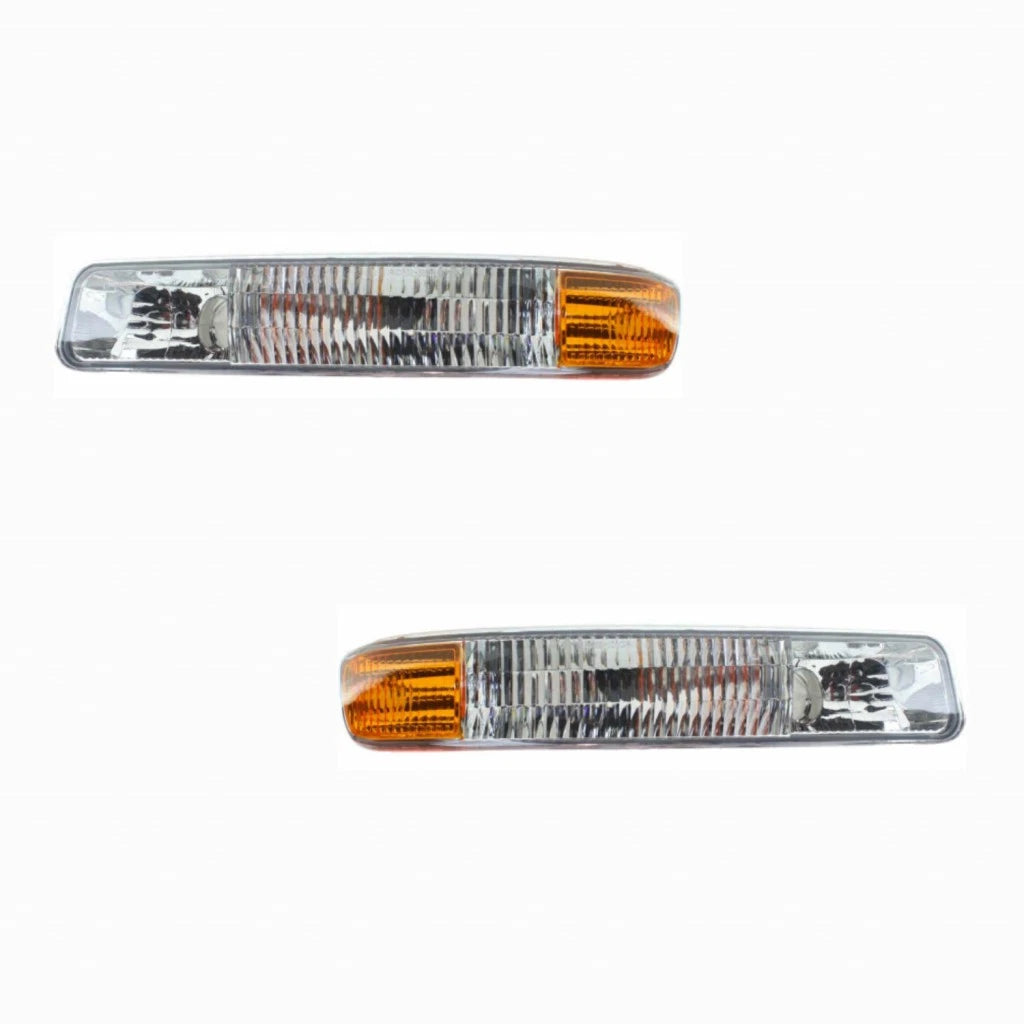 Turn Signal/Parking Light Pair for GMC Sierra 1500 (1999–2006) LLX-PAIR-GM2520174C-CL360A70, GM2520174