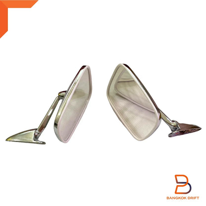 Chrome Fender Door Wing Side Mirrors  for Peugeot 504 (1968-1983)