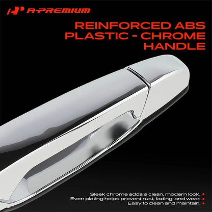 Chrome Exterior Door Handle for Chevy Silverado 1500 GMC (15915660, 25960522, 22738726, 15803522, 80547)