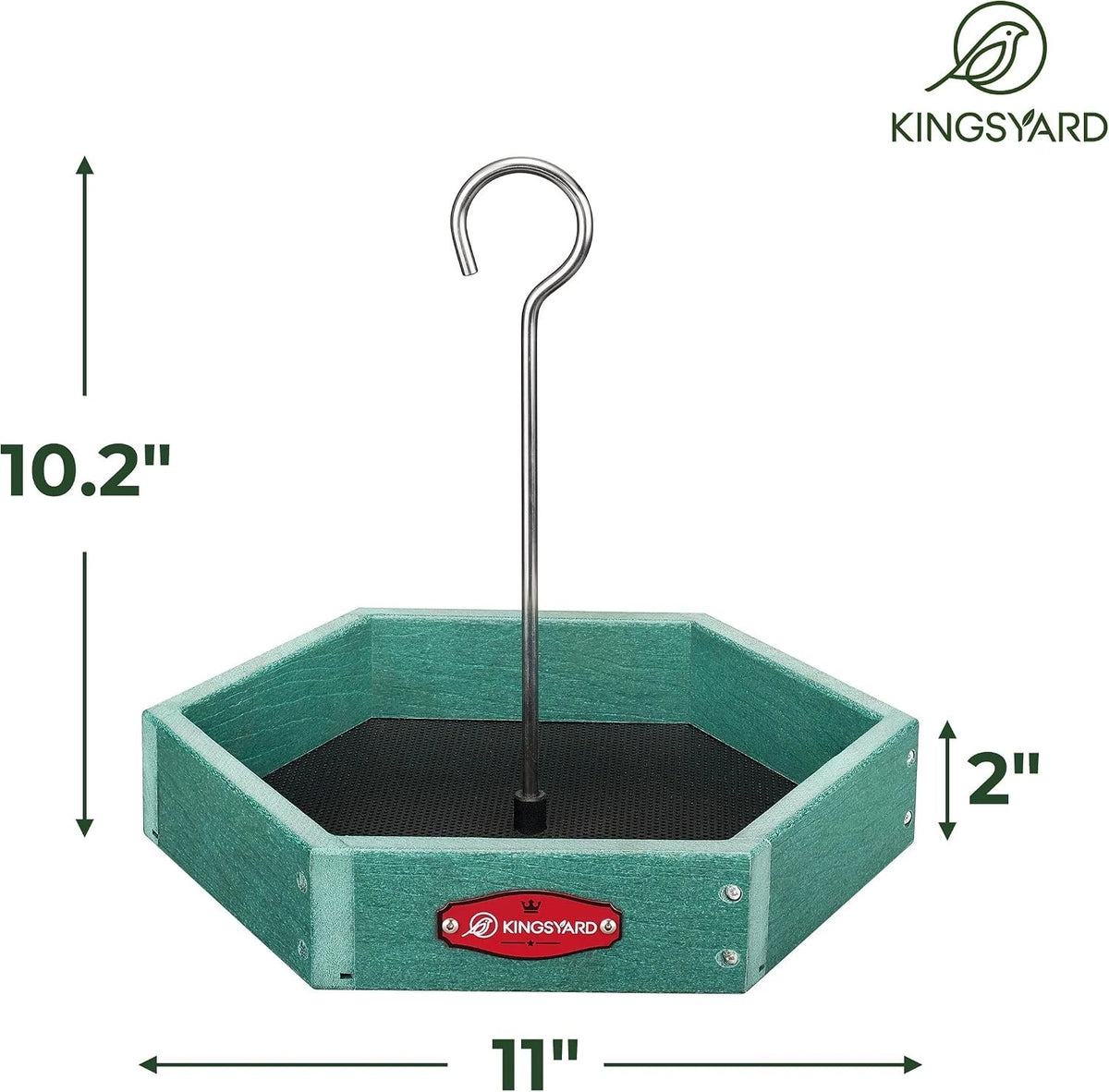 Durable Recycled Platform Bird Feeder for All Wild Birds