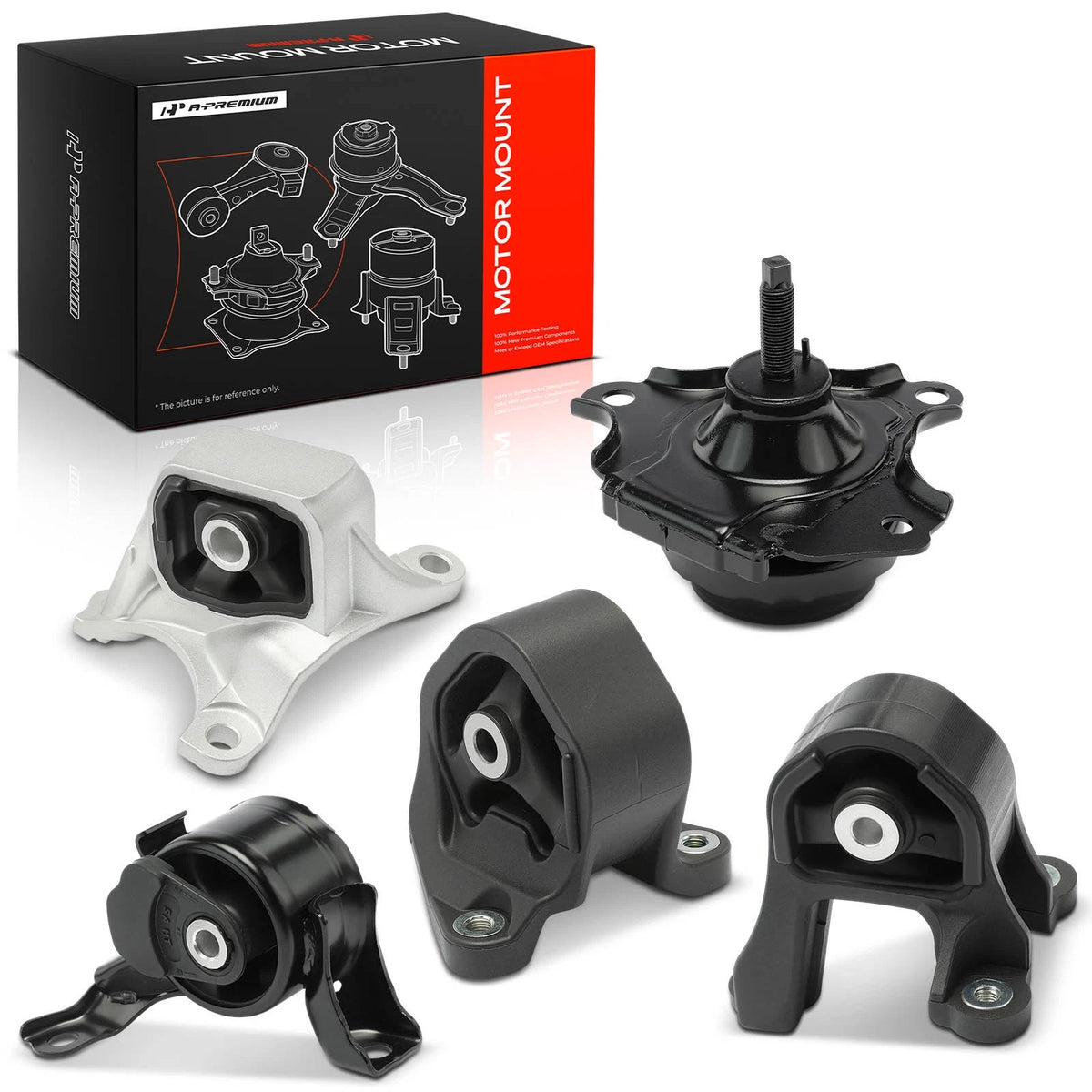 5x Engine Motor & Transmission Mount for Honda Element (2003–2006) 50810S9A013, 50840S6M010, 50840S6MJ01, 50840S7C000