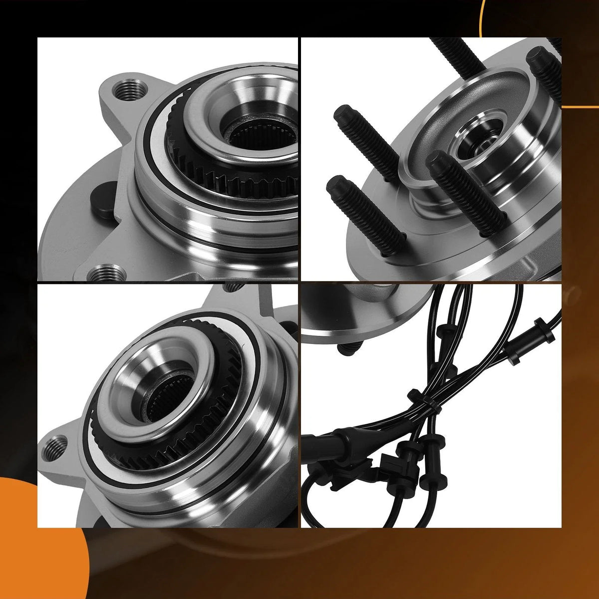 Front Wheel Hub Bearing for Ford F-150 4WD 2004–2008 (6 Stud, 515043)