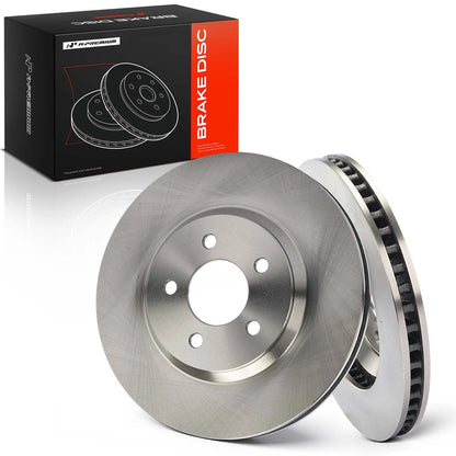 Set of 2 Front Side Disc Brake Rotors for Ford Mustang (2005–2014) BR5413402, BRRF204, AR8171EVC, R-54134