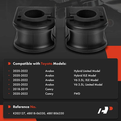 2X Rear Suspension Stabilizer Bar Bushings for Compatible Models (APCA9589)