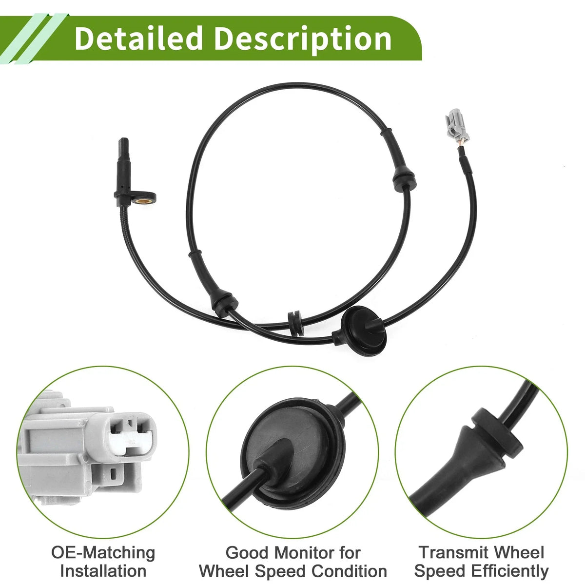 ABS Wheel Speed Sensor No. 47911ZM00A for Nissan Quest (1993–2002)