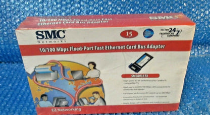 Set of 10 SMC Ez Card 10/100 Mbps Cardbus Adapter SMC8035TX