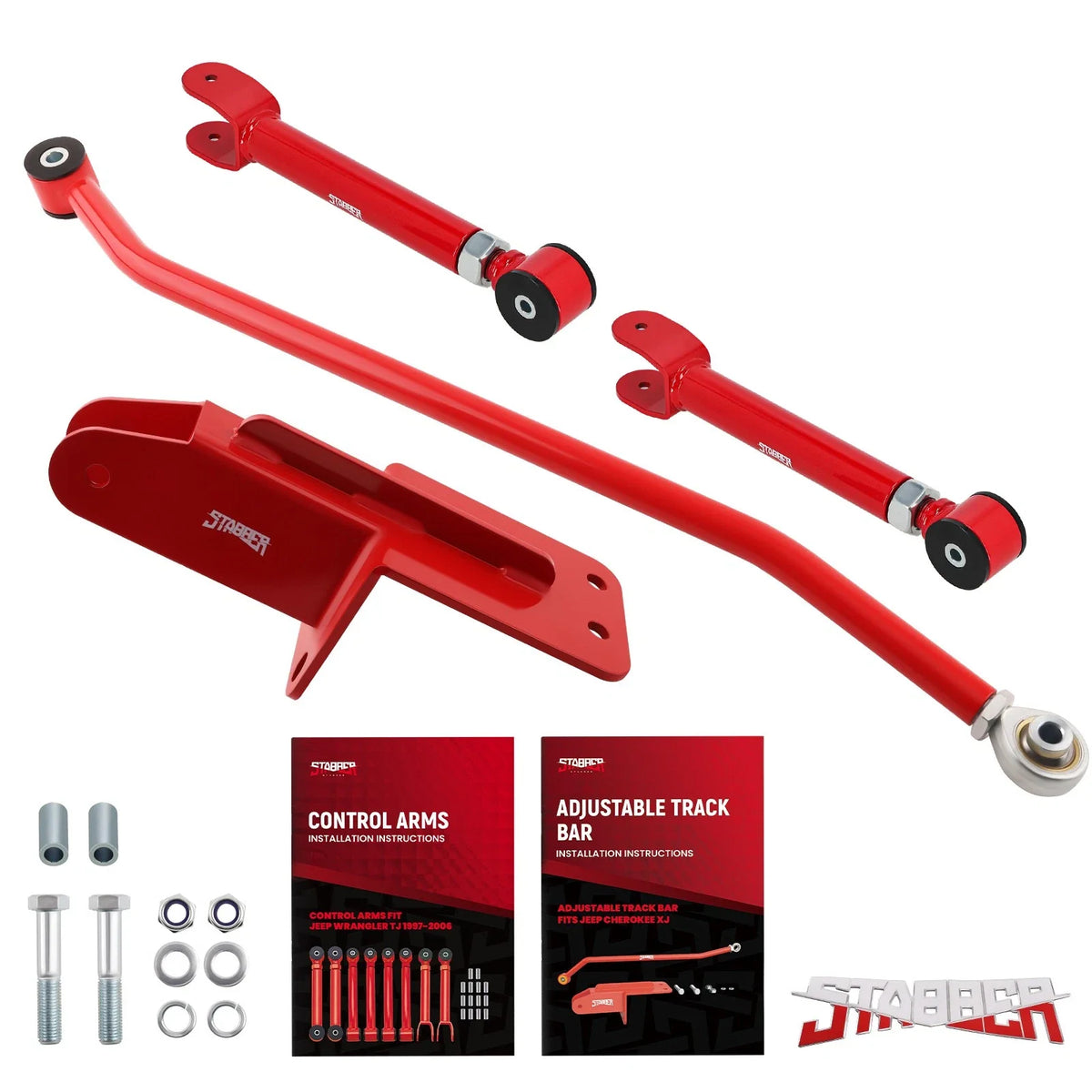 Front Control Arm for Jeep Cherokee XJ (1984–2001) w/Track Bar 4-6.5" Lift