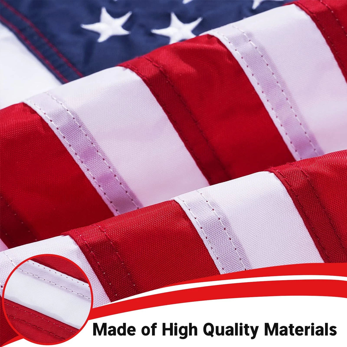 12x18 US Flag for Boat (Heavy Duty)