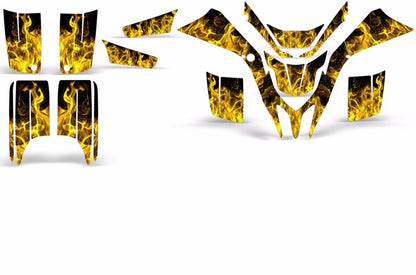 Decal Graphic Kit for Yamaha Blaster 200 (1988–2005) ICE YELLOW