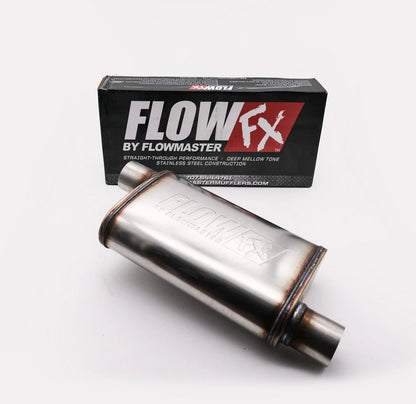 2.5" Single Exhaust Kit for Jeep Wrangler (2018–2025) FlowFX DBL Wall Black Tip