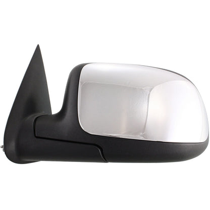 Set of 2 Manual Mirrors for Chevrolet Silverado 1500 (1999–2006) Chrome