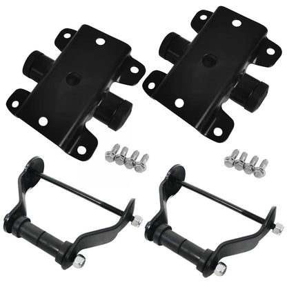 Leaf Spring Hangers Shackles for Dodge Caravan Chrysler Town & Country (2001–2007) - 722-081, 722-080