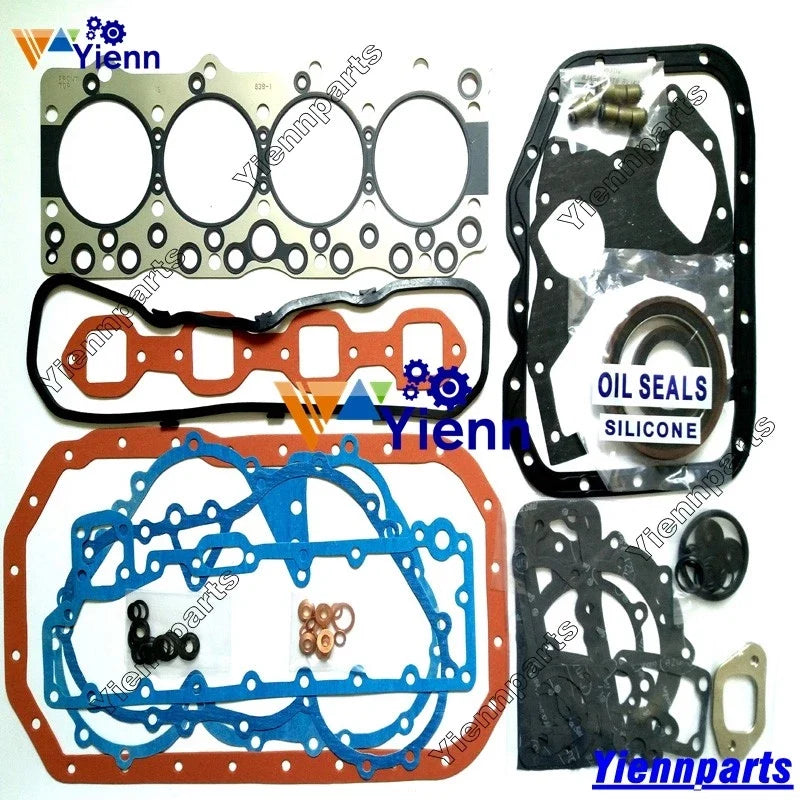 Full Overhaul Gasket Kit for Isuzu EX100 EX90 EX120 EX150 (4BD1 4BD1T)