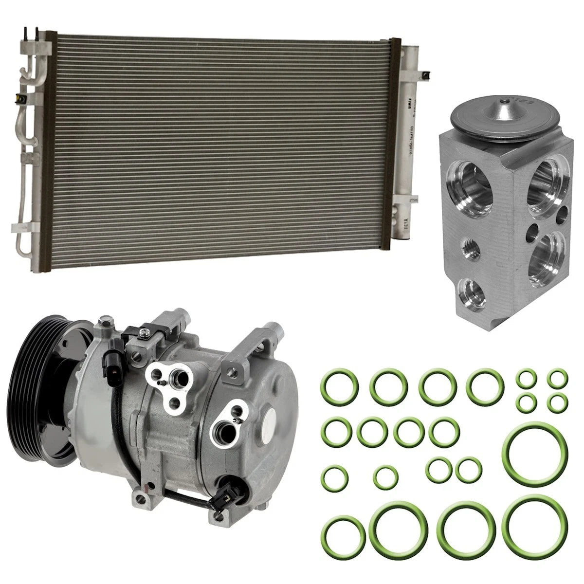 A/C Compressor with Clutch for Hyundai Genesis Coupe (2013) 9642405A, 10680