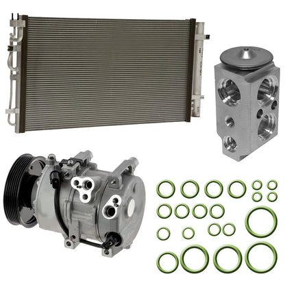 A/C Compressor with Clutch for Hyundai Genesis Coupe (2013) 9642405A, 10680