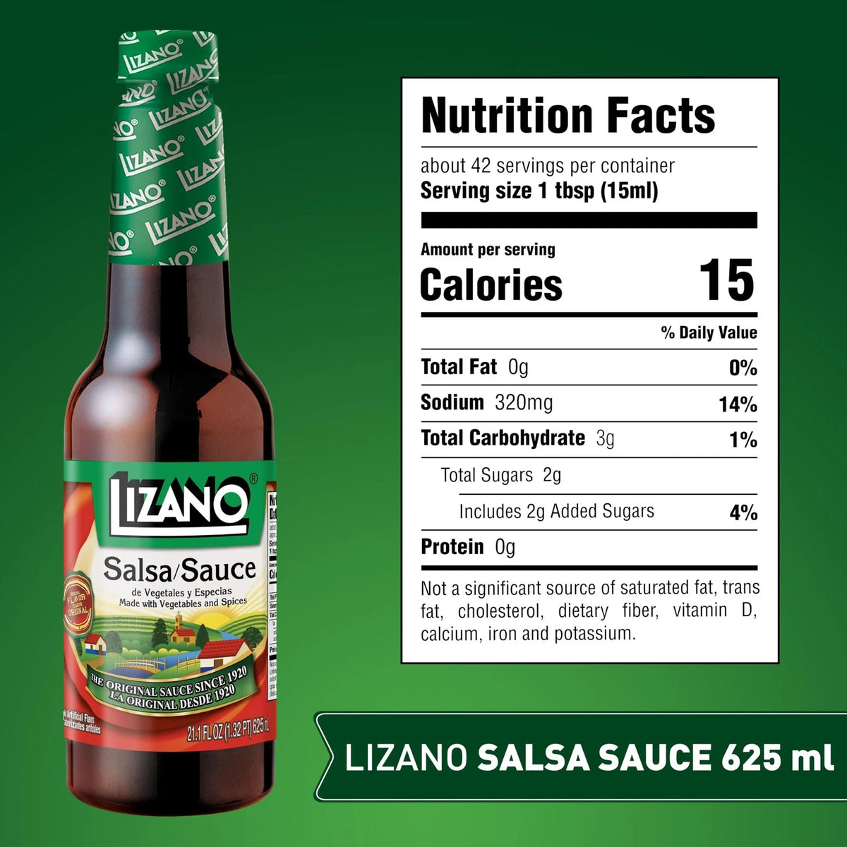 Lizano Salsa Sauce with Vegetables and Spices for Cooking (Pack of 1)