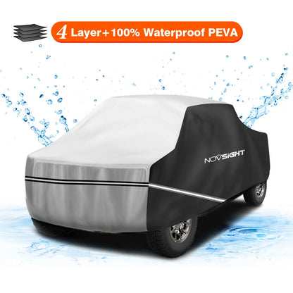 Full Car Cover for Pickup Truck (Waterproof, UV Protection, All Weather)