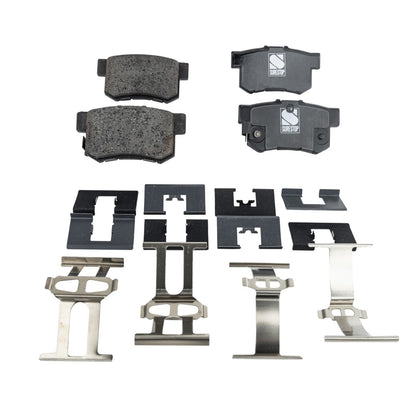 Rear Brake Disc Rotors and Pads Kit for Honda CR-Z (2015)