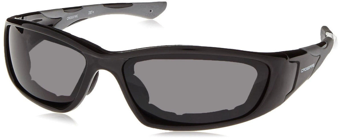 Crossfire 2461 AF Safety Glasses for One Size (Dark Smoke Anti-fog Lens)