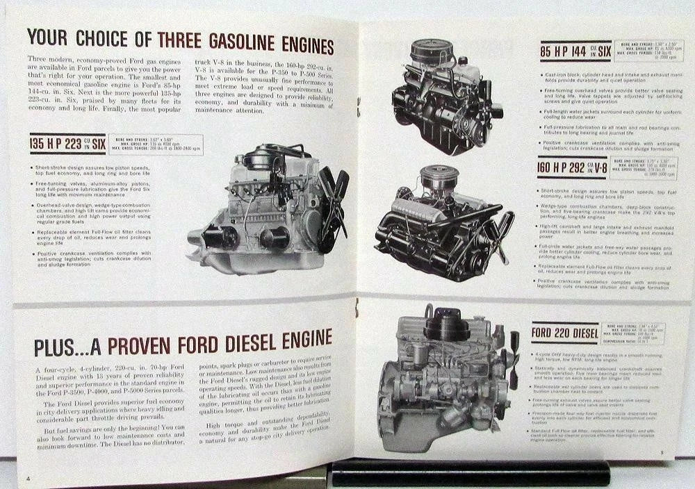 1964 Ford Parcel Delivery Truck Sales Brochure Original