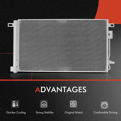 Radiator & A/C Condenser for Chevy Traverse (2009–2017) GMC Acadia (2007–2016) - 22893857, 23434160, 84079536, 15226649, 22918340, 23479280, CU13007