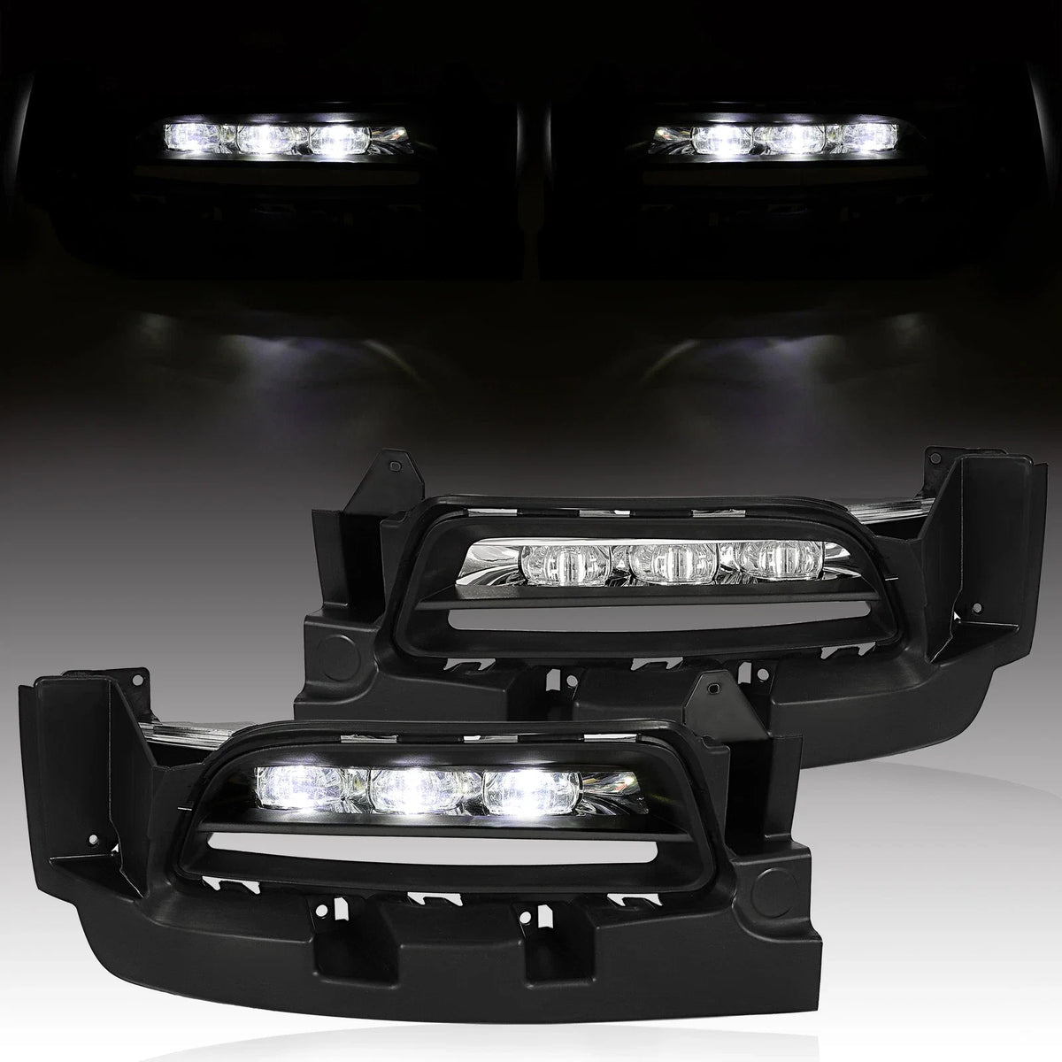 LED Fog Lights Bumper Lamps Set for Dodge Charger (2015–2022)