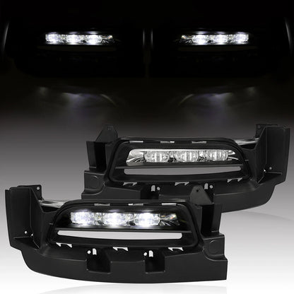 LED Fog Lights Bumper Lamps Set for Dodge Charger (2015–2022)