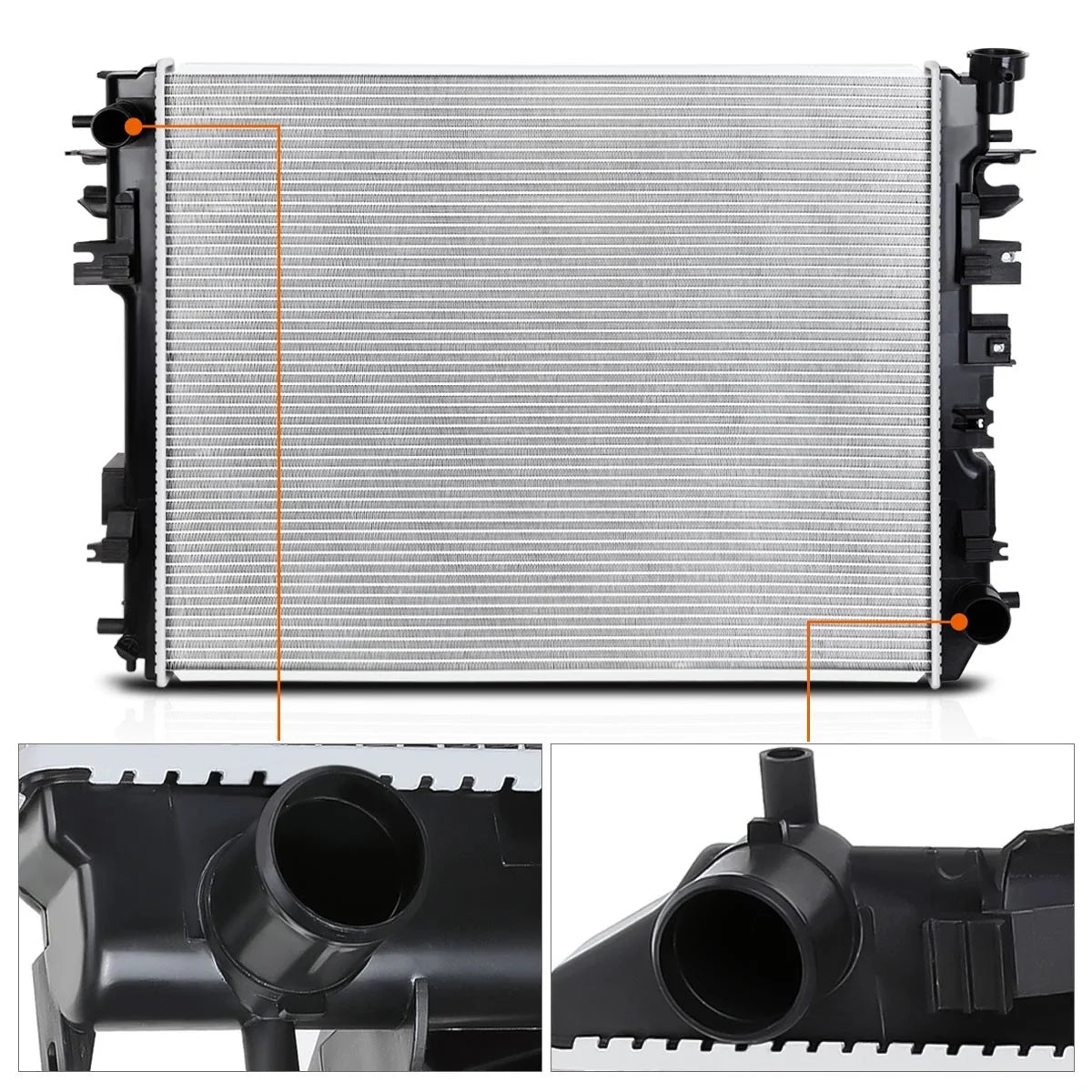 Aluminum Core Radiator for Ram 1500/2500/3500 Truck (2009–2018) DPI-13129