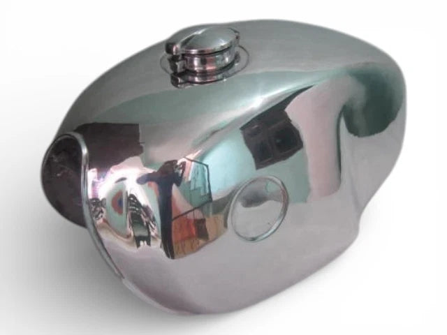 Aluminium Polish Gas Fuel Tank with Monza Cap for BMW R100 RT RS R90 R80 R75