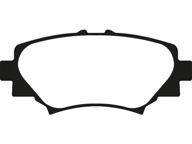 Rear Brake Pad Set for Mazda 3 Sport (2014–2015) BX484GX