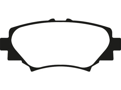 Rear Brake Pad Set for Mazda 3 Sport (2014–2015) BX484GX