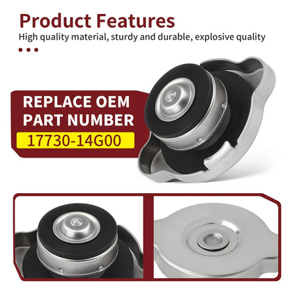 Radiator Cap 17730-14G00 for Suzuki GSXS1000 Vstrom 1000 (2014–2024)