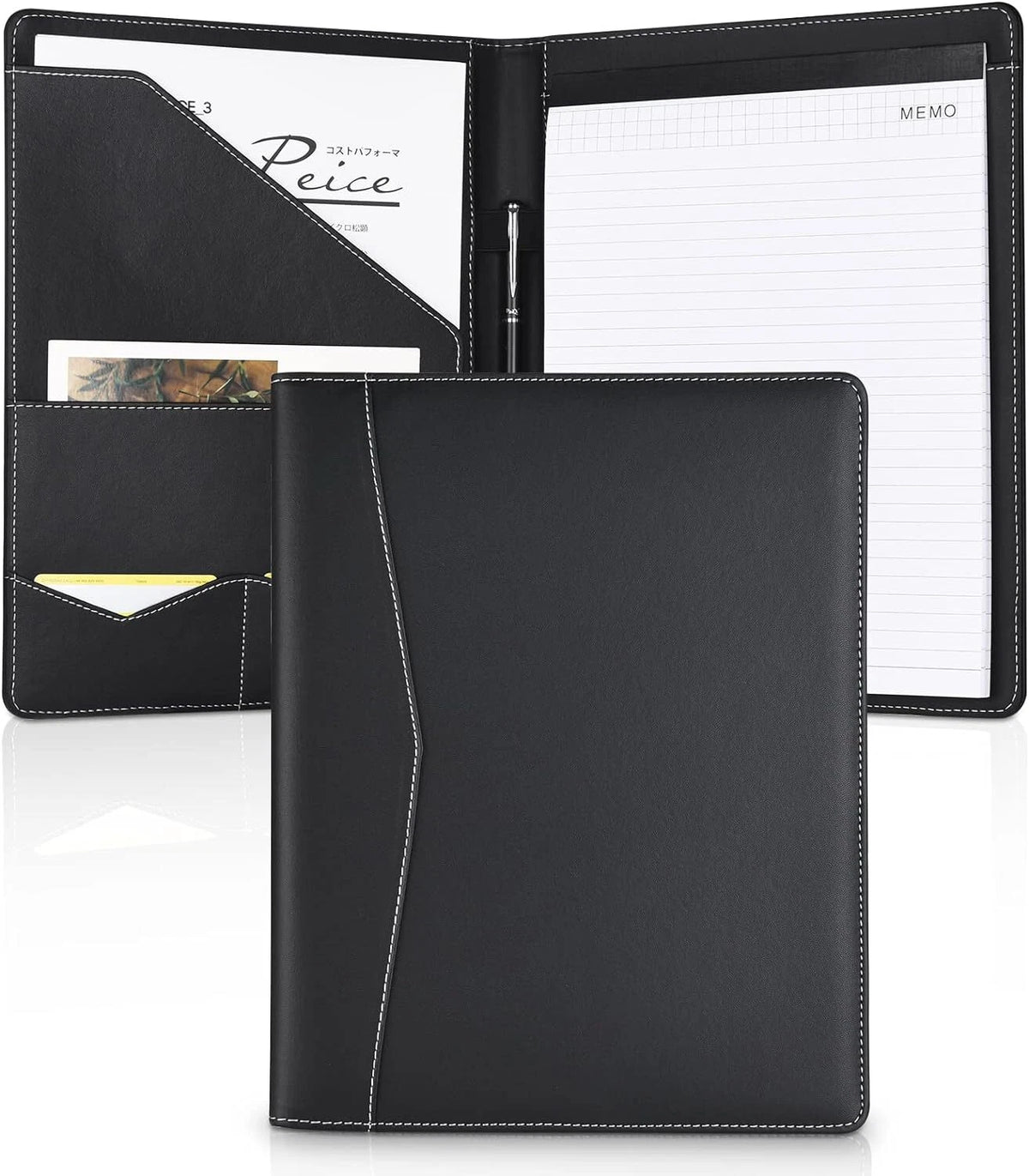 Leather Portfolio Binder for Business Documents