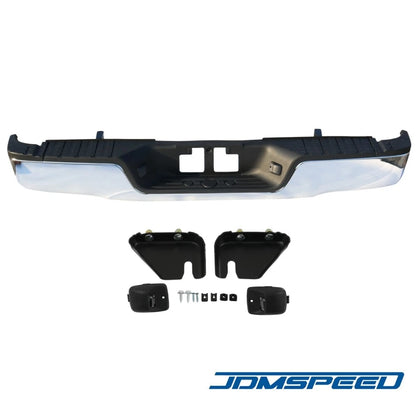 Chrome Rear Step Bumper Assembly for Toyota Tundra (2007–2013)