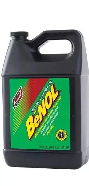 Klotz BeNol Racing Castor Oil 1 Gallon BC-171 for 2-Stroke Engines