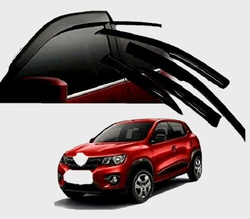 Set of 4 Rain Wind Door Visors for Renault Kwid