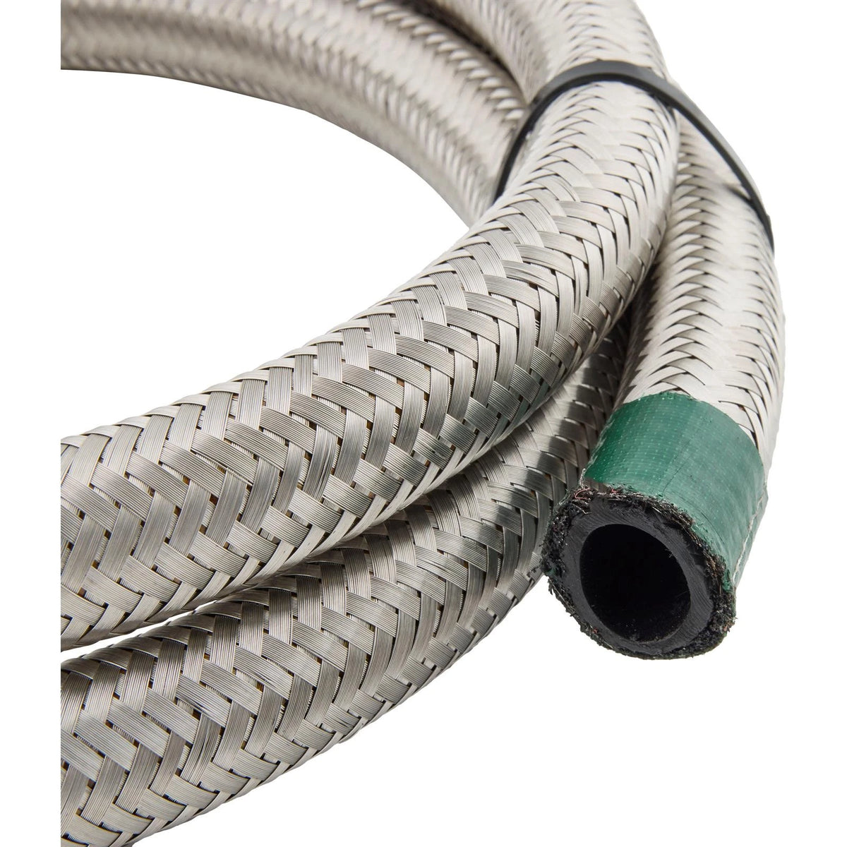 10 Ft. -12 AN Stainless Steel Braided Hose Line for Speedway (620312-10)