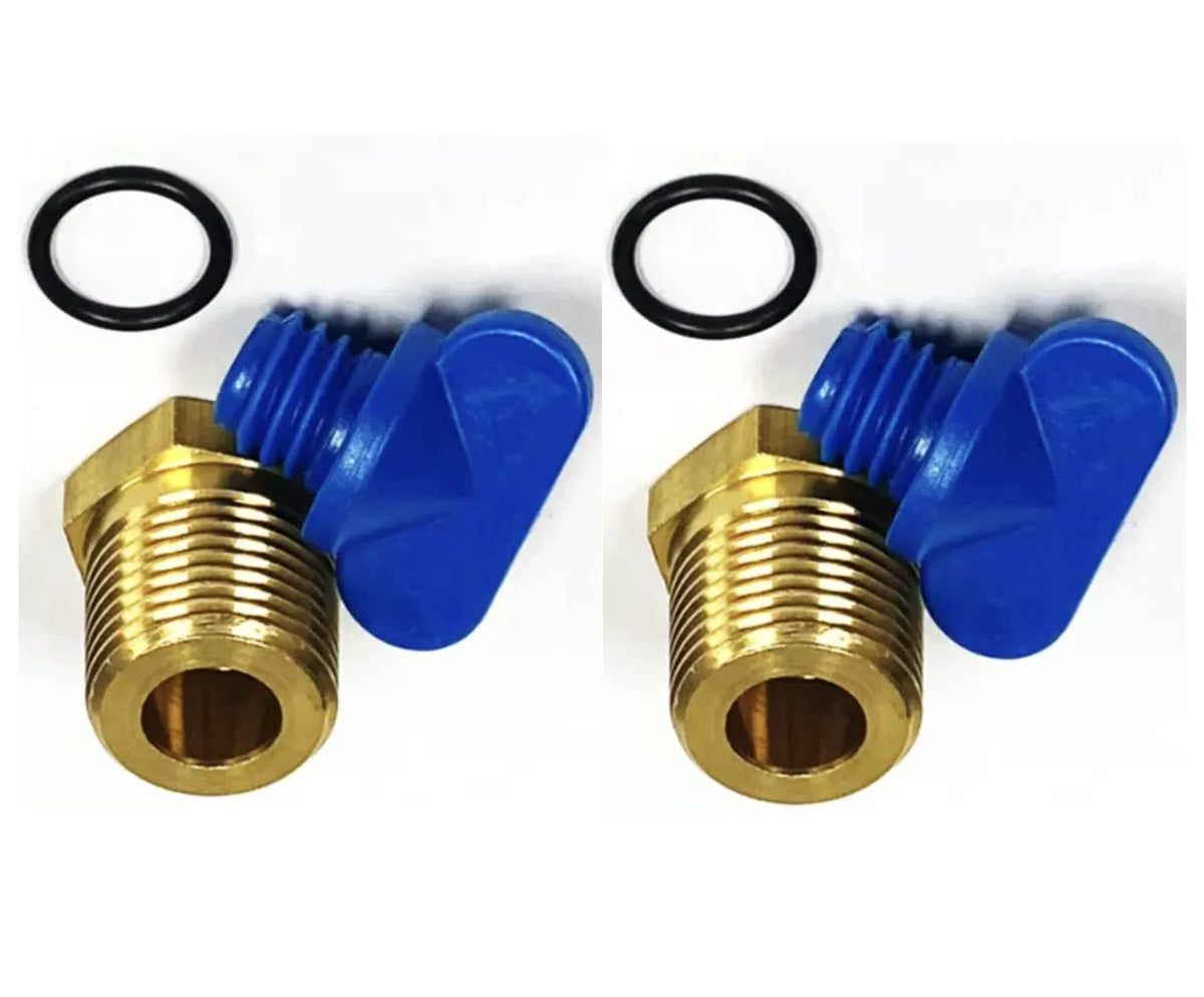 2X Exhaust Manifold Drain Plug Kit for Volvo Penta 4.3 5.0 5.7 7.4 8.2 L