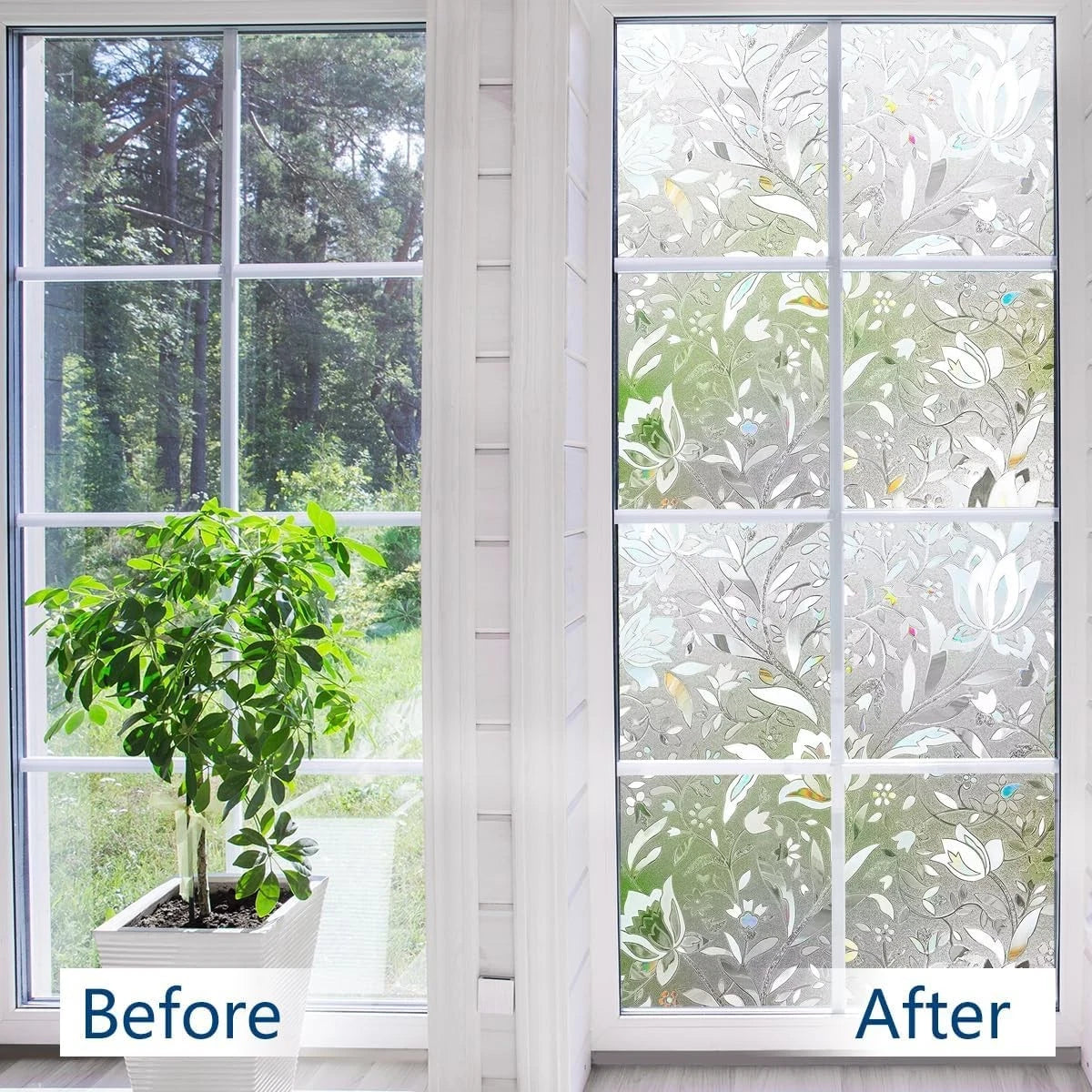 Etched Lace Window Film for Glass (17.5" x 78.7")