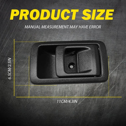 Set of 2 Black Inside Interior Door Handles for Toyota Tacoma (2001–2004)