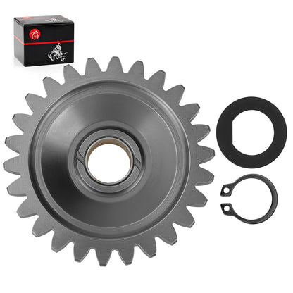 Kick Start Idle Gear w/ Washer C Clip for Yamaha Banshee 350 (1987–2006) 99009-15400-00, 90214-15020-00, 4L0-15651-00-00