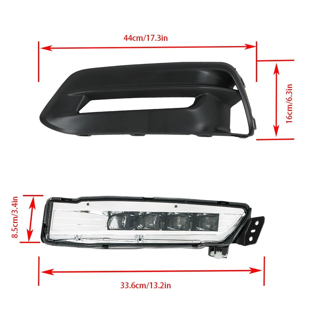 Clear Bumper Lamps Driving Fog Light Assembly for Honda Accord (2018–2019)