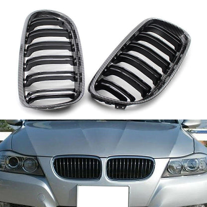 Carbon Fiber Front Kidney Grille for BMW E90 E91 (2009–2012)