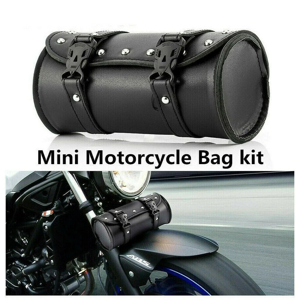 Fork Bag Saddlebag for Motorcycle Handlebar Cruiser Bar