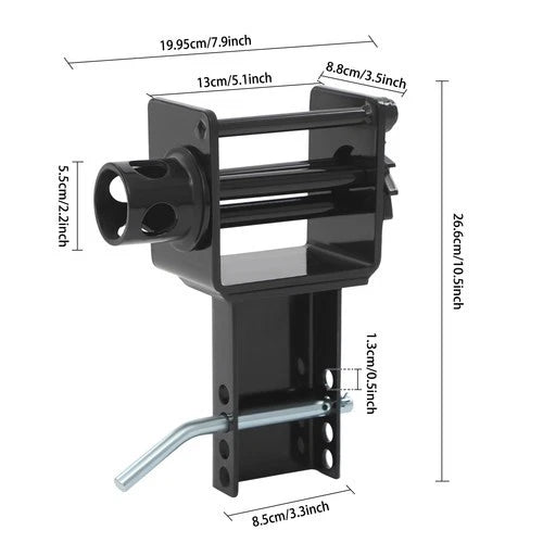Set of 4 Heavy Duty Trailer Stake Pocket Winches 5400 LBS